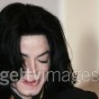Michael Jackson arrives at the Santa Barbara County courthouse.