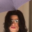 Michael Jackson arrives at the Santa Barbara County courthouse.