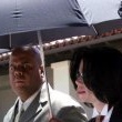 Michael Jackson arrives at the Santa Barbara County courthouse.