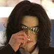 Michael Jackson arrives at the Santa Barbara County courthouse.