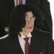 Michael Jackson arrives at the Santa Barbara County courthouse.