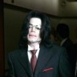 Michael Jackson arrives at the Santa Barbara County courthouse.