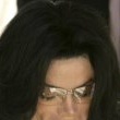 Michael Jackson arrives at the Santa Barbara County courthouse.