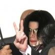 Michael Jackson arrives at the Santa Barbara County courthouse.