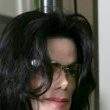 Michael Jackson arrives at the Santa Barbara County courthouse.