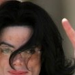 Michael Jackson arrives at the Santa Barbara County courthouse.