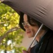 Michael Jackson arrives at the Santa Barbara County courthouse.