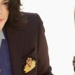 Michael Jackson arrives at the Santa Barbara County courthouse.