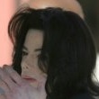 Michael Jackson arrives at the Santa Barbara County courthouse.