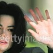 Michael Jackson arrives at the Santa Barbara County courthouse.