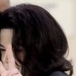 Michael Jackson arrives at the Santa Barbara County courthouse.