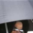 Michael Jackson arrives at the Santa Barbara County courthouse.