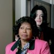 Michael Jackson arrives at the Santa Barbara County courthouse.