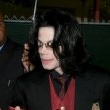 Michael Jackson arrives at the Santa Barbara County courthouse.
