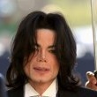Michael Jackson arrives at the Santa Barbara County courthouse.