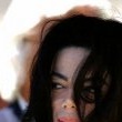 Michael Jackson arrives at the Santa Barbara County courthouse.