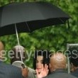Michael Jackson arrives at the Santa Barbara County courthouse.