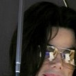 Michael Jackson arrives at the Santa Barbara County courthouse.