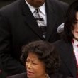 Michael Jackson arrives at the Santa Barbara County courthouse.