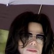 Michael Jackson arrives at the Santa Barbara County courthouse.