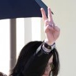 Michael Jackson arrives at the Santa Barbara County courthouse.