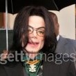 Michael Jackson arrives at the Santa Barbara County courthouse.