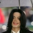 Michael Jackson arrives at the Santa Barbara County courthouse.