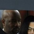 Michael Jackson arrives at the Santa Barbara County courthouse.