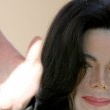 Michael Jackson arrives at the Santa Barbara County courthouse.