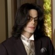 Michael Jackson arrives at the Santa Barbara County courthouse.