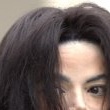 Michael Jackson arrives at the Santa Barbara County courthouse.