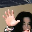 Michael Jackson arrives at the Santa Barbara County courthouse.