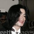 Michael Jackson arrives at the Santa Barbara County courthouse.