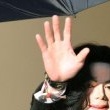 Michael Jackson arrives at the Santa Barbara County courthouse.