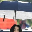 Michael Jackson arrives at the Santa Barbara County courthouse.