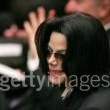 Michael Jackson arrives at the Santa Barbara County courthouse.