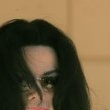 Michael Jackson arrives at the Santa Barbara County courthouse.