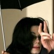 Michael Jackson arrives at the Santa Barbara County courthouse.