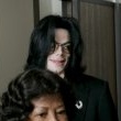 Michael Jackson arrives at the Santa Barbara County courthouse.