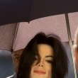 Michael Jackson arrives at the Santa Barbara County courthouse.