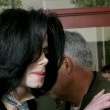 Michael Jackson arrives at the Santa Barbara County courthouse.