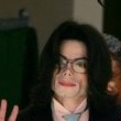 Michael Jackson arrives at the Santa Barbara County courthouse.