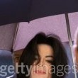 Michael Jackson arrives at the Santa Barbara County courthouse.