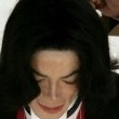 Michael Jackson arrives at the Santa Barbara County courthouse.