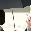 Michael Jackson arrives at the Santa Barbara County courthouse.