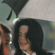 Michael Jackson arrives at the Santa Barbara County courthouse.