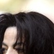 Michael Jackson arrives at the Santa Barbara County courthouse.