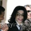 Michael Jackson arrives at the Santa Barbara County courthouse.
