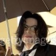 Michael Jackson arrives at the Santa Barbara County courthouse.
