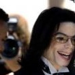 Michael Jackson arrives at the Santa Barbara County courthouse.